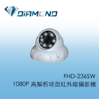 FHD-236SW 1080P 高解析球型紅外線攝影機