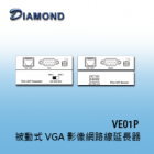 VE01PT /VE01PR 被動式 VGA 影像網路線延長器