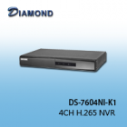 DS-7604NI-K1 4CH H.265 NVR