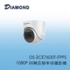 DS-2CE76D0T-ITPFS 1080P同軸音頻半球攝影機