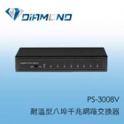 PS-3008V 耐溫型八埠千兆網路交換器