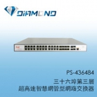 PS-436484 三十六埠第三層超高速智慧網管型網路交換器